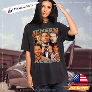 Vintage Jensen Ackles Handsome Actor T shirt 1