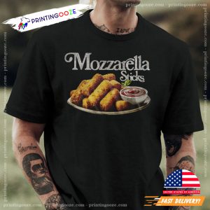 Vintage Mozzarella Sticks delicious fastfood 90s Tee 1