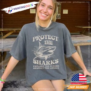 Vintage Protect The Sharks 90s Tee 3