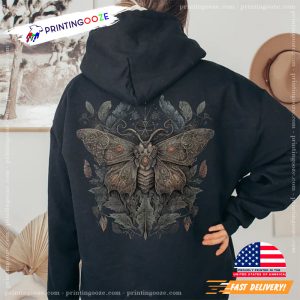 Vintage Scary Moth Nature Forest Trendy Woodland Shirt 1