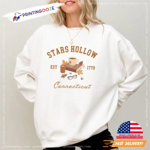 Vintage Stars Hollow Festival Coffee for Autumn Festival Est 1779 Tee 1