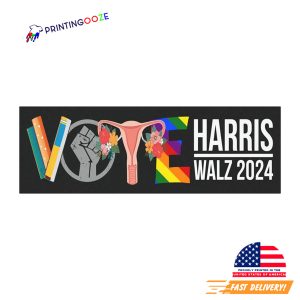 Vote Harris Walz 2024 Car Magnet 3