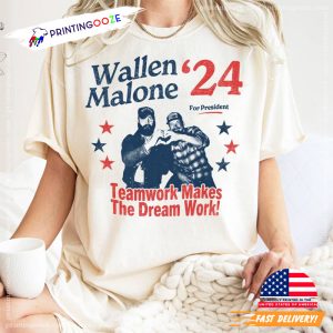 Wallen Malone 2024 Funny '24 Election Graphic Tee 2