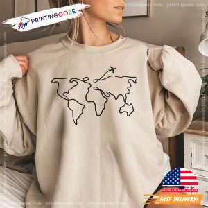 World Map tourism day Shirt 1