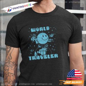 World Traveler Cute World Tourism Day Shirt 1