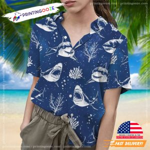 shark week merchandise Hawaiian Shirt 1