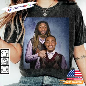 Aaron Jones Justin Jefferson Graphic Tee 3