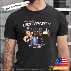 Aint No Party Like A Diddy Party Famous Rapper Graphic Tee 1