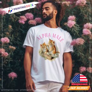 Alpha Male Funny Kitten Shirt 2