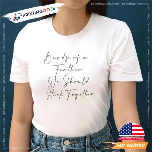 Birds of a Feather Lyrics Billie Eilish T Shirt 2