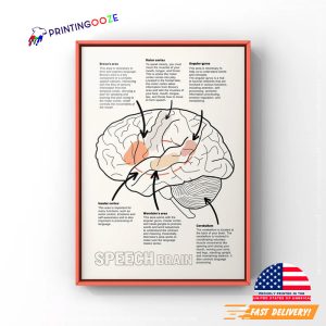 Brain anatomy Speech therapy poster 3