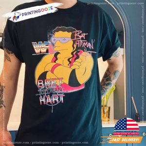 Bret Hart The Simpson Graphic Tee 3