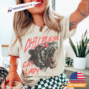 Childless Cat Ladies Kamala Harris 2024 Shirt 3