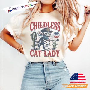 Childless Cat Lady 2024 Election Voting Shirt 2