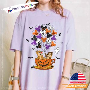 Chip n Dale with Mickey Balloon Comfort Colors Tee 3