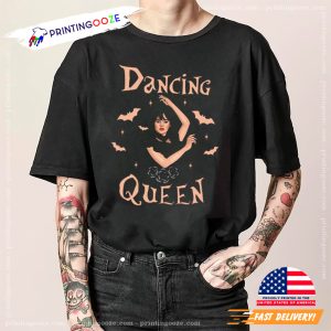 Dancing Queen Jenna Ortega Wednesday Series T shirt 1