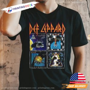 Def Leppard Albums T Shirt 1