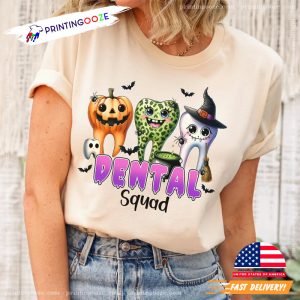 Dental Squad Funny halloween shirt 2