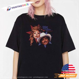 Die With a Smile Bruno ANd Gaga Head T Shirt 3