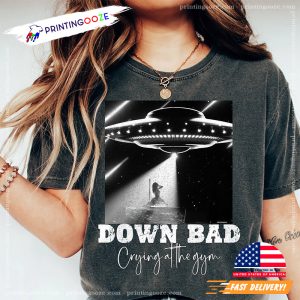 Down Bad Crying At The Gym Taylor Swift Comfort Colors Tee 1