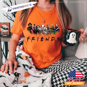 FRIENDS HALLOWEEN Horror Characters Shirt 3