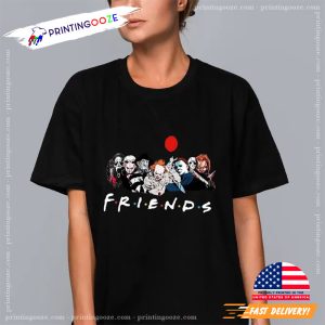 Friends Horror Movie Characters T shirt 2