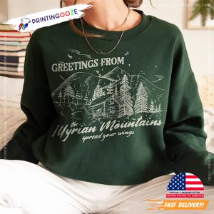 Greetings From The Illyrian Mountain Spread Your Wings Tee 5