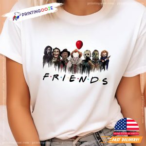 Halloween Friends Horror Characters Shirt 3