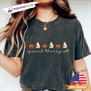 Halloween cute Speech Therapist Comfort Colors 3