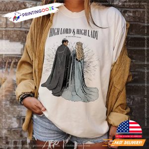 High Lord High Lady Illustrated Comfort Colors Tee 3