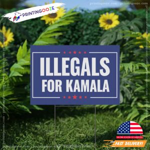 Illegals For Kamala Election 2024 Poster 3