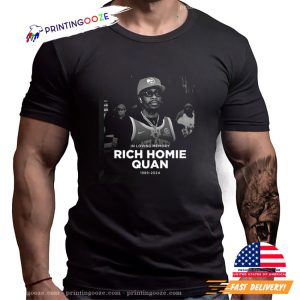 In Loving Memory Rich Homie Quan 1989 2024 T shirt 2