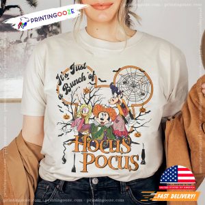 Its Just A Bunch Of Hocus Pocus Disney Witch Comfort Colors Tee 1