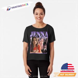 JENNA Marie ORTEGA as Wednessday Addams Netflix Series T shirt 2