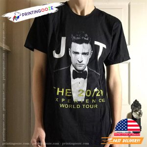 JT Justin Timberlake Tee The 2020 Experience World Tour Shirt 2