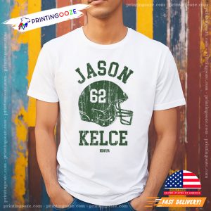 Jason Kelce Philadelphia Helmet 62 Shirt 1