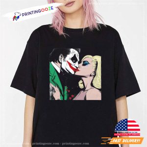 Joker Kiss Harley Quinn Lady Gaga Graphic Tee 1