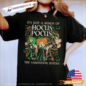 Just A Bunch Of Hocus Pocus Minnie Daisy Clarabelle Comfort Colors Tee 1