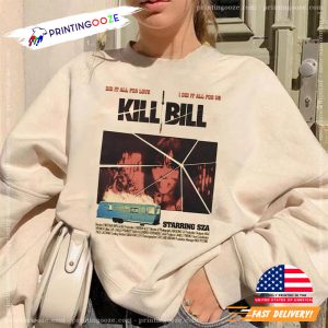 Kill bill SZA SOS Album Cover T shirt 3