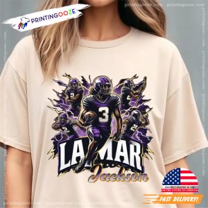 Lamar Jackson 3 nfl baltimore ravens Shirt 2