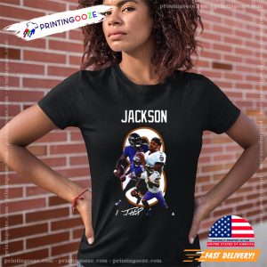 Lamar Jackson the baltimore ravens T shirt 1