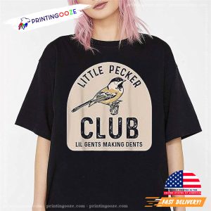 Little Pecker Club Lil Gents Making Dents Funny T Shirt 1