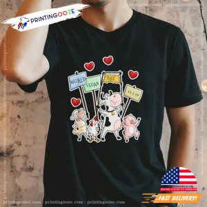 Love Animal World Vegan Day Shirt 1