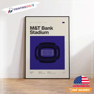 M&T Bank Stadium Baltimore Ravens Poster 3