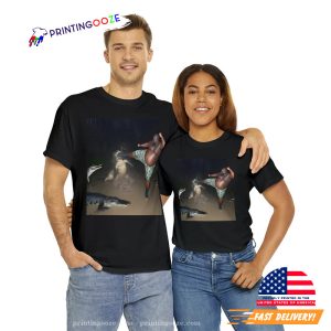 Man Kick Alligator In Swamp Graphic Tee 2