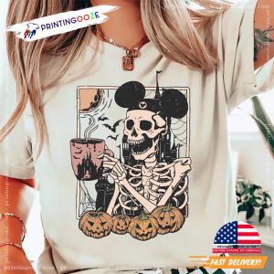 Mickey Skeleton Trick or Treat Halloween Shirt 3