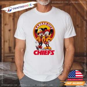 Minnie and Mickey Kansas City Chiefs logo shirt 1