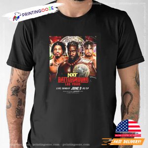 NXT Battleground Triple Threat WWE Poster Shirt 3