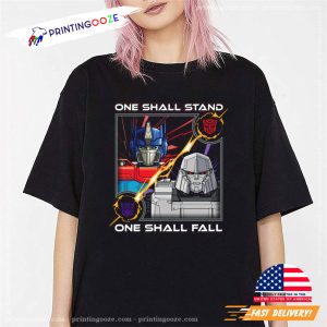 One Shall Stand One Shall Fall Transformers One Graphic Tee 1