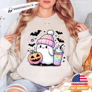 Pastel Ghost Cute Halloween Spooky Season Shirt 2